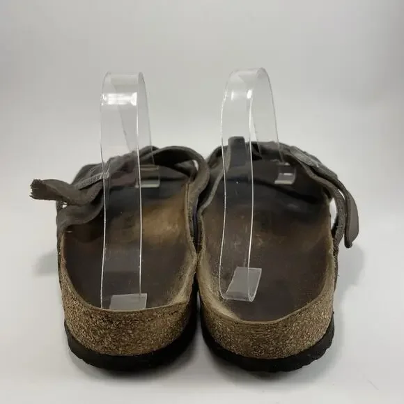 Birkenstock Lugano Slide Sandals Mens Size 11, EU44 Brown  display picture 1